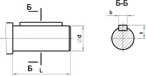 Червячный редуктор Ч100-Ч160 выходной вал целендрический